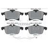 Image de Kit De Plaquettes De Frein, Frein À Disque Q+ 2383204 Textar Textar 2383204 Opel;Vauxhall