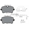 Image de Kit De Plaquettes De Frein, Frein À Disque Q+ 2521413 Textar Textar 2521413 Audi;Porsche