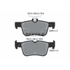 Image de Kit De Plaquettes De Frein, Frein À Disque 2253101 Textar Textar 2253101 Ford;Ford Usa