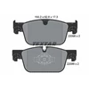 Image de Kit De Plaquettes De Frein, Frein À Disque Q+ 2209801 Textar Textar 2209801 Volvo