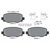 Image de Kit De Plaquettes De Frein, Frein À Disque Q+ 2230401 Textar Textar 2230401 Abarth;Alfa Romeo;Fiat;Jeep