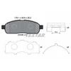 Image de Kit De Plaquettes De Frein, Frein À Disque 2240601 Textar Textar 2240601