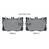 Image de Kit De Plaquettes De Frein, Frein À Disque 2258601 Textar Textar 2258601 Mercedes-Benz