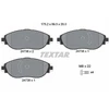 Image de Kit De Plaquettes De Frein, Frein À Disque Q+ 2473806 Textar Textar 2473806 Audi;Cupra;Volkswagen