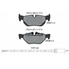 Image de Kit De Plaquettes De Frein, Frein À Disque Q+ 2392707 Textar Textar 2392707 Bmw