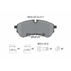 Image de Kit De Plaquettes De Frein, Frein À Disque 2214701 Textar Textar 2214701 Man;Volkswagen