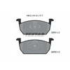 Image de Kit De Plaquettes De Frein, Frein À Disque 2263101 Textar Textar 2263101 Audi;Seat;Skoda;Volkswagen