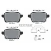 Image de Kit De Plaquettes De Frein, Frein À Disque 2581802 Textar Textar 2581802 Fiat