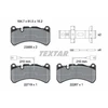Image de Kit De Plaquettes De Frein, Frein À Disque Q+ 2395503 Textar Textar 2395503 Alfa Romeo;Maserati