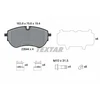 Image de Kit De Plaquettes De Frein, Frein À Disque Q+ 2264401 Textar Textar 2264401 Volkswagen