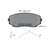Image de Kit De Plaquettes De Frein, Frein À Disque 2351505 Textar Textar 2351505 Mitsubishi