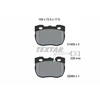 Image de Kit De Plaquettes De Frein, Frein À Disque 2145905 Textar Textar 2145905 Land Rover