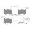 Image de Kit De Plaquettes De Frein, Frein À Disque 2209101 Textar Textar 2209101 Alfa Romeo