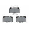 Image de Kit De Plaquettes De Frein, Frein À Disque Q+ 2585001 Textar Textar 2585001 Honda