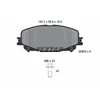 Image de Kit De Plaquettes De Frein, Frein À Disque Q+ 2280301 Textar Textar 2280301 Mitsubishi;Renault