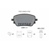 Image de Kit De Plaquettes De Frein, Frein À Disque Q+ 2298701 Textar Textar 2298701 Mercedes-Benz