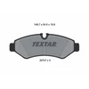 Image de Kit De Plaquettes De Frein, Frein À Disque Q+ 2074701 Textar Textar 2074701 Mercedes-Benz