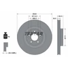 Image de Disque De Frein Textar 92314805 Genesis;Kia