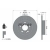 Image de Disque De Frein Textar 92316803 Mercedes-Benz