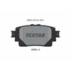 Image de Kit De Plaquettes De Frein, Frein À Disque 2058201 Textar Textar 2058201 Lexus;Subaru;Suzuki;Toyota