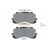 Image de Jeu De Plaquettes De Frein, Frein À Disque 2618601 Textar Textar 2618601 Bentley