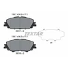 Image de Jeu De Plaquettes De Frein, Frein À Disque 2621701 Textar Textar 2621701 Toyota