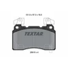 Image de Jeu De Plaquettes De Frein, Frein À Disque 2591503 Textar Textar 2591503 Cadillac;Nio;Opel;Tesla;Vauxhall