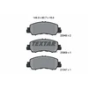 Image de Kit De Plaquettes De Frein, Frein À Disque 2094901 Textar Textar 2094901 Mitsubishi