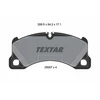 Image de Kit De Plaquettes De Frein, Frein À Disque 2500703 Textar Textar 2500703 Porsche