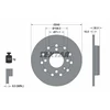 Image de Disque De Frein Textar 92325803 Citroen;Ds;Opel;Peugeot