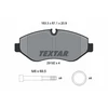 Image de Jeu De Plaquettes De Frein, Frein À Disque 2919209 Textar Textar 2919209 Mercedes-Benz