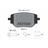 Image de Jeu De Plaquettes De Frein, Frein À Disque 2062501 Textar Textar 2062501 Citroen;Fiat;Opel;Peugeot;Toyota