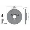 Image de Disque De Frein Textar 92232305 Citroen;Ds;Fiat;Iveco;Opel;Peugeot;Toyota;Vauxhall