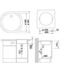 Image de Evier De Cuisine Rondo, Marron, 515028