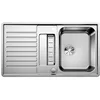 Image de BLANCO Classic Pro 5 S-IF 523663 Évier de Cuisine Réversible, avec Commande de Vidage automatique et Bac, Acier Inoxydable Satiné, pour Meuble sous Évier de 50 cm en occasion ou reconditionné