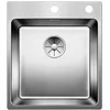 Image de Blanco 525244 | Évier de cuisine en acier inoxydable ANDANO 400-IF/A | Couleur/Finition : acier poli en occasion ou reconditionné