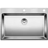 Image de Blanco 525246 | Évier de cuisine en acier inoxydable ANDANO 700-IF/A | Couleur/Finition : acier poli Largeur du meuble sous évier : 60 cm en occasion ou reconditionné
