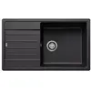 Image de Evier à encastrer 86cm silgranit noir 526087