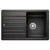 Image de Evier à encastrer 78cm silgranit noir 526083