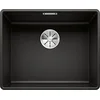 Image de BLANCO SUBLINE 500-F | Évier en granit noir | Type de montage : affleurant | Pour armoires inférieures de 60 cm de large | Grand volume pour une utilisation optimale | Surface facile à nettoyer en occasion ou reconditionné