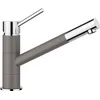 Image de BLANCO KANO Robinet de cuisine en gris volcanique/chromé Haute pression Clapet anti-retour Cartouche en céramique Qualité de l'eau sûre et économe en eau 5,5 x 26,3 x 19,1 cm en occasion ou reconditionné