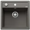 Image de BLANCO Dalago 5-F Silgranit Gris volcanique Type d'encastrement : affleurant de surface, avec commande de ventilation, meuble bas de 50 cm, grand volume de bassin pour une utilisation optimale, en occasion ou reconditionné