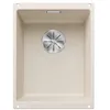 Image de BLANCO SUBLINE 320-U | Évier en granit SILGRANIT blanc doux | Type de montage : sous plan | pour armoires inférieures de 40 cm de large | Forme de bassin 2 en 1 : deux bacs, une découpe et une seule en occasion ou reconditionné