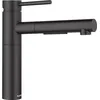 Image de BLANCO ALTA-S II Robinet de cuisine en noir mat Haute pression Avec tuyau extractible Clapet anti-retour Cartouche en céramique Qualité d'eau garantie et économie d'eau en occasion ou reconditionné