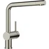 Image de BLANCO LINUS Robinet de cuisine en satin platine haute pression Clapet anti-retour Cartouche en céramique Qualité de l'eau garantie et économie d'eau en occasion ou reconditionné