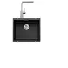 Image de Pack évier + mitigeur massif inox brossé et silgranit 528441