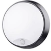 Image de Applique LED extérieure avec détecteur de mouvement Bulka MT69040 10 W blanc neutre noir