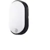 Image de Applique LED extérieure avec détecteur de mouvement Bulka MT69041 10 W blanc neutre noir