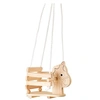 Image de - Balancoire en bois cheval - 4774