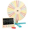 Image de small foot Roue de la Fortune "Active" en bois, disque tournant, petite ardoise, jeu de société dès 5 ans, 11371, Noir en occasion ou reconditionné